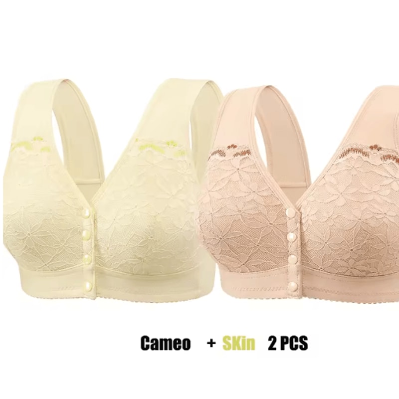 Front Closure Soft Cotton Comfort Bra For All Day Ease 18