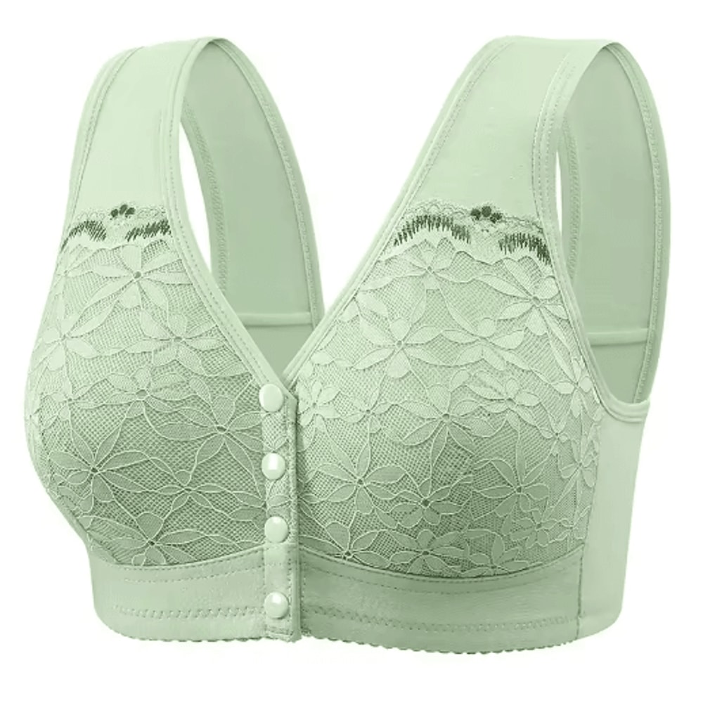 Front Closure Soft Cotton Comfort Bra For All Day Ease 19