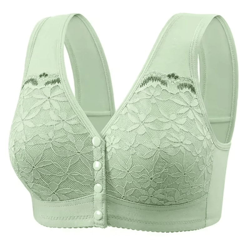 Front Closure Soft Cotton Comfort Bra For All Day Ease 19