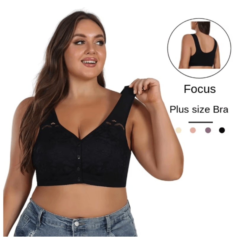 Front Closure Soft Cotton Comfort Bra For All Day Ease 24