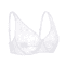 Plus Size Underwired Embroidered Lace Bra With Elegant Hollow Detail 1