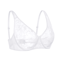 Plus Size Underwired Embroidered Lace Bra With Elegant Hollow Detail 1