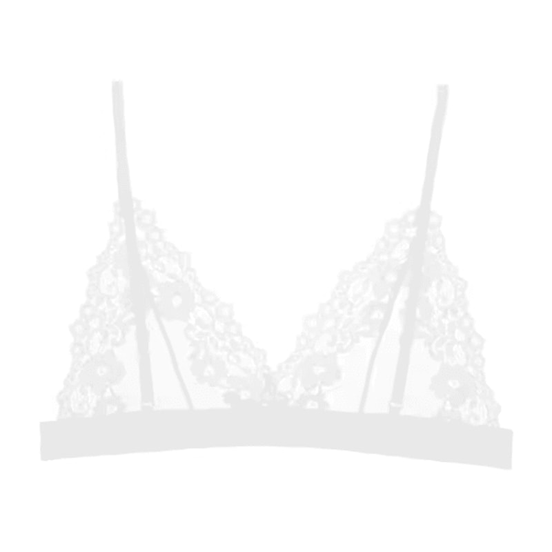 Ultrathin Sheer Lace Hollow Out Bralette For Effortless Elegance 2