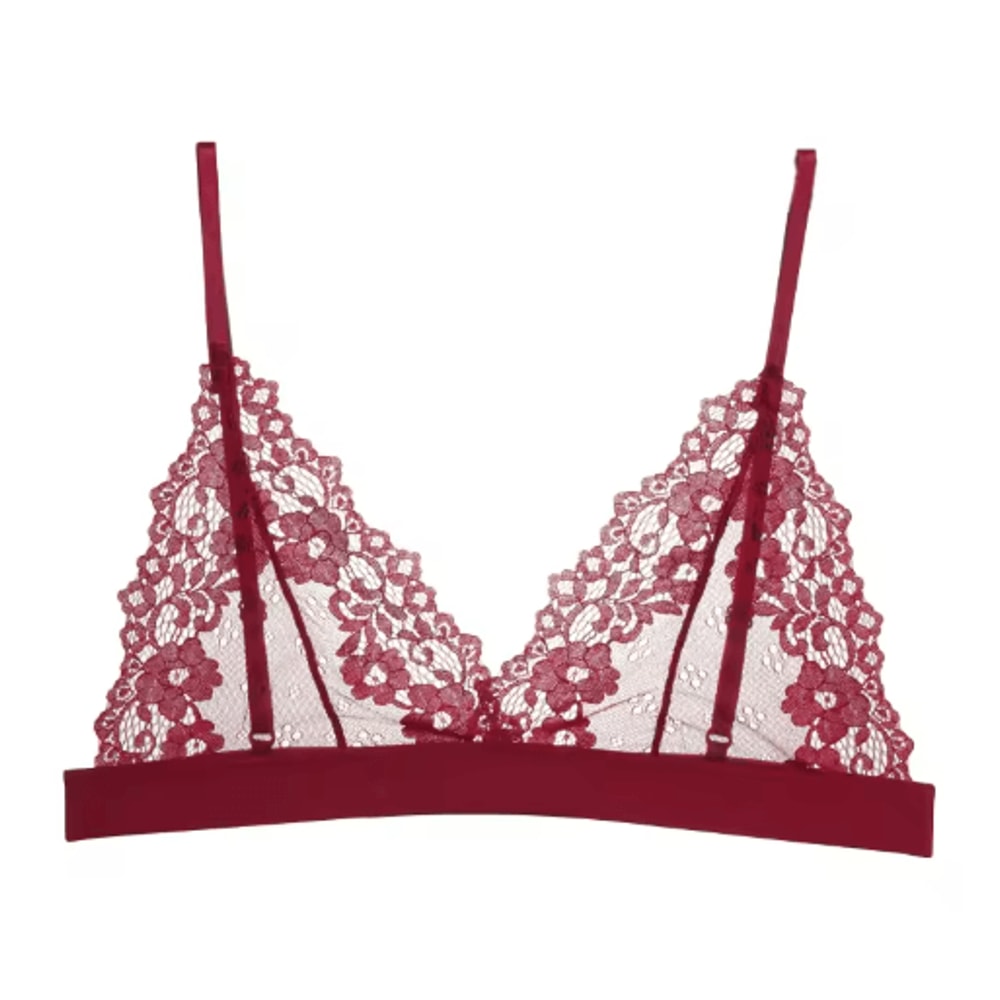 Ultrathin Sheer Lace Hollow Out Bralette For Effortless Elegance 4