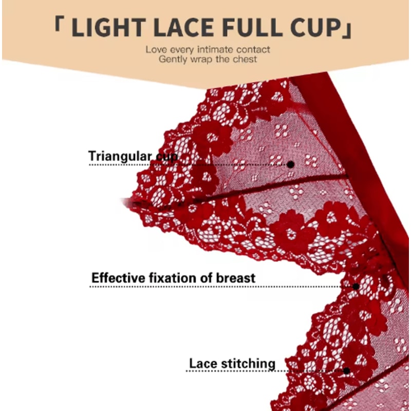 Ultrathin Sheer Lace Hollow Out Bralette For Effortless Elegance 9