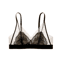 SUJIIN Seamless Wireless Triangle Lace Bra With Beautiful Back Design 1