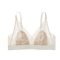 SUJIIN Seamless Wireless Triangle Lace Bra With Beautiful Back Design 2