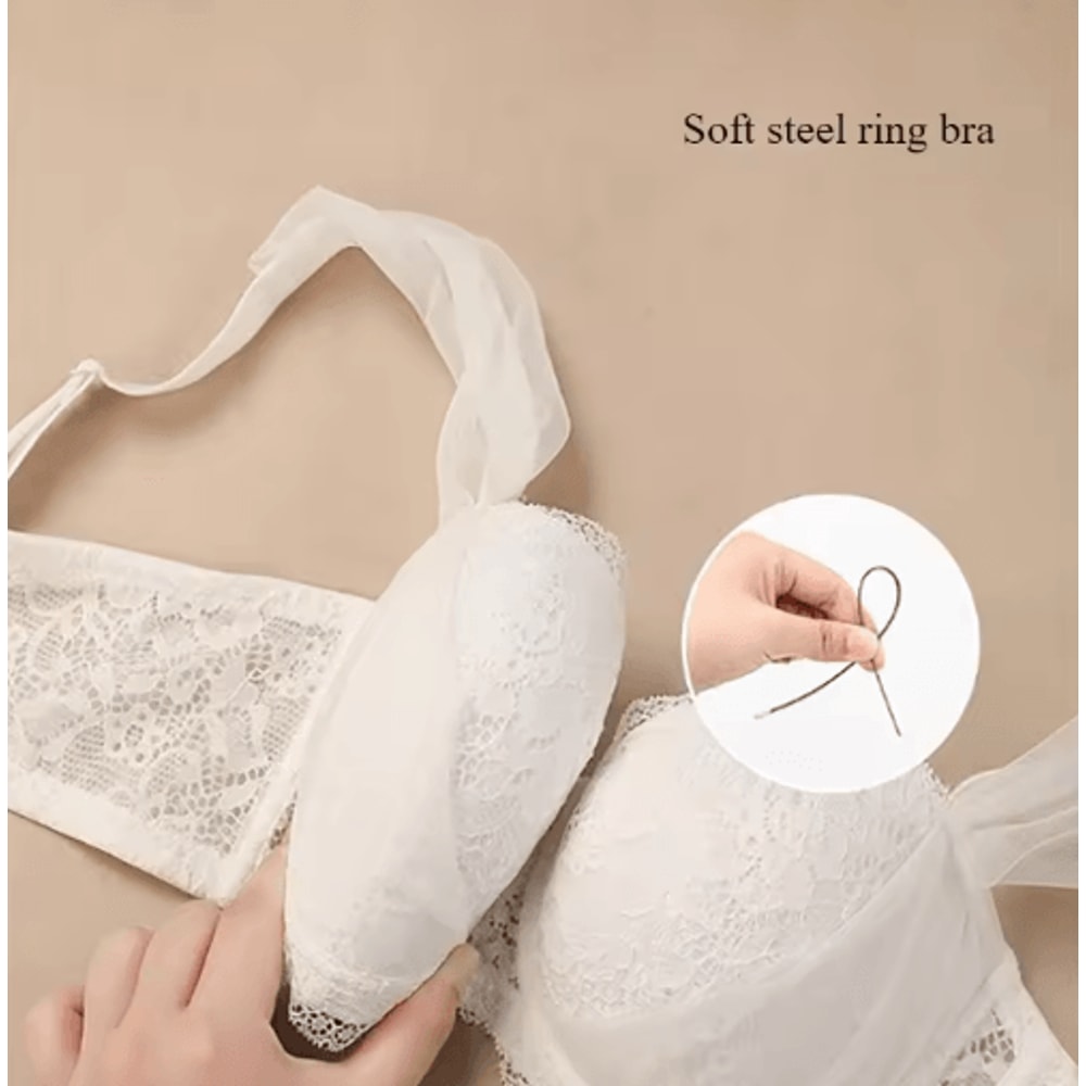 French Lace Minimizer Push Up Bra With AntiSagging Support GT8907 5