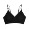 Ice Silk Seamless Wirefree Padded Bra With Wavy Edge Design 2
