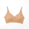 Ice Silk Seamless Wirefree Padded Bra With Wavy Edge Design 3