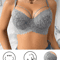 AllureLift 3 To 4 Cup Lace Push Up Underwire Bra For Women 2