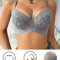AllureLift 3 To 4 Cup Lace Push Up Underwire Bra For Women 2
