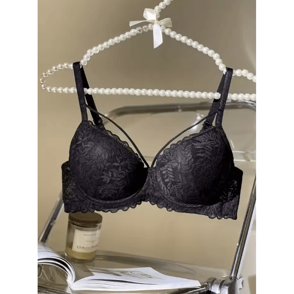 AllureLift 3 To 4 Cup Lace Push Up Underwire Bra For Women 6