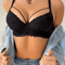 AllureLift 3 To 4 Cup Lace Push Up Underwire Bra For Women 8