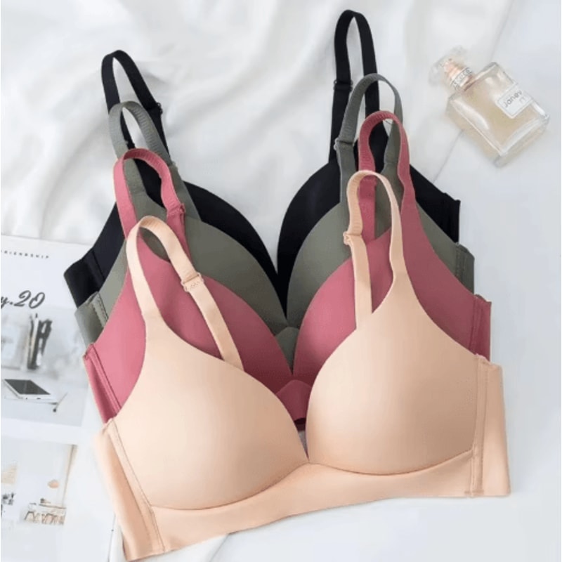 SakuraSmooth Seamless 34 Cup Wireless Push Up Bralette For Women 7