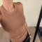 Solid Fitted Round Neck Knit Tank Top For Effortless Summer Style 6