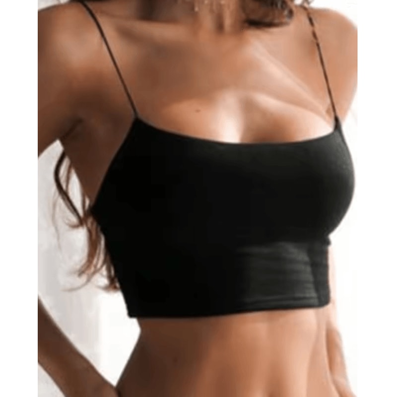 Black Halter Backless Crop Top For Effortless Summer Style 0