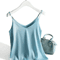 AOSSVIAO Satin Silk Halter V Neck White Spaghetti Strap Cami 2026 6