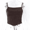 Backless Lace Up Spaghetti Strap Crop Top For Party And Street Style 1