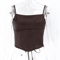 Backless Lace Up Spaghetti Strap Crop Top For Party And Street Style 1
