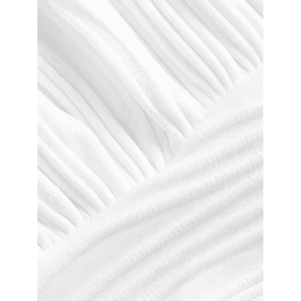 White Deep V Backless Halter Crop Top Y2K Club Street Style 6