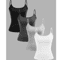 4Piece Womens Solid Color Camisole Set Summer Strap Basic Sleeveless Tank 3