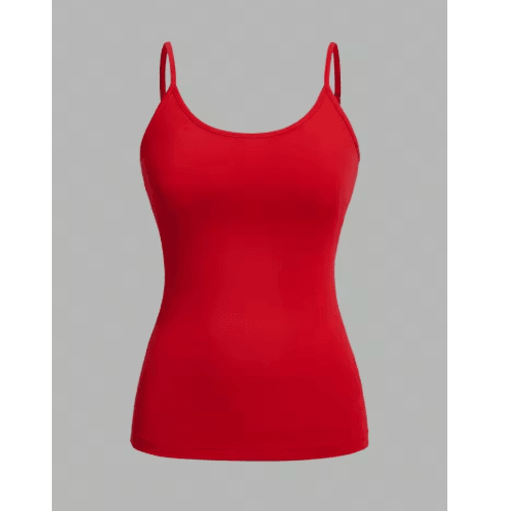 4Piece Womens Solid Color Camisole Set Summer Strap Basic Sleeveless Tank 0