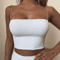 2024 Elastic Cotton Crop Top Sleeveless Sexy Summer Tank For Women 0