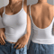 Backless Solid Color Cami Crop Top Y2K Streetwear Summer Essential 9