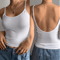 Backless Solid Color Cami Crop Top Y2K Streetwear Summer Essential 9