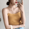 2025 Slim Halter Crop Top Backless Solid Summer Camisole For Women 1