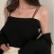 2025 Slim Halter Crop Top Backless Solid Summer Camisole For Women 0