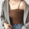 2025 Slim Halter Crop Top Backless Solid Summer Camisole For Women 4