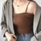 2025 Slim Halter Crop Top Backless Solid Summer Camisole For Women 4