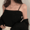 2025 Slim Halter Crop Top Backless Solid Summer Camisole For Women 5