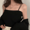 2025 Slim Halter Crop Top Backless Solid Summer Camisole For Women 5