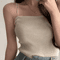 2025 Slim Halter Crop Top Backless Solid Summer Camisole For Women 6