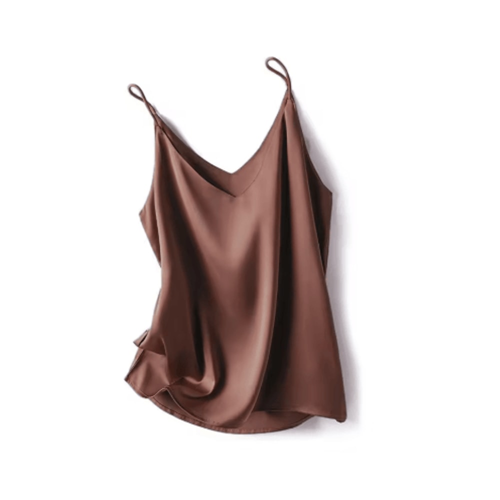 2024 VNeck Slim Crop Camisole Korean Style Y2K Summer Tank For Women 6