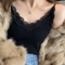 Lace Cropped Coquette Tank Korean Style Y2K Summer Cami For Women 5