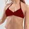 Strappy Halter High Support Sports Bra Seamless Scrunch Yoga Crop Top For Women 1