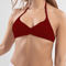 Strappy Halter High Support Sports Bra Seamless Scrunch Yoga Crop Top For Women 1