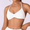 Strappy Halter High Support Sports Bra Seamless Scrunch Yoga Crop Top For Women 11
