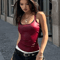Square Neck Y2K Sleeveless Tank Top Korean Fashion Summer Cami For Women 5