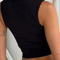 Sleeveless Collar Black Y2K Crop Top Sexy Slim Fit Summer Tank For Women 2