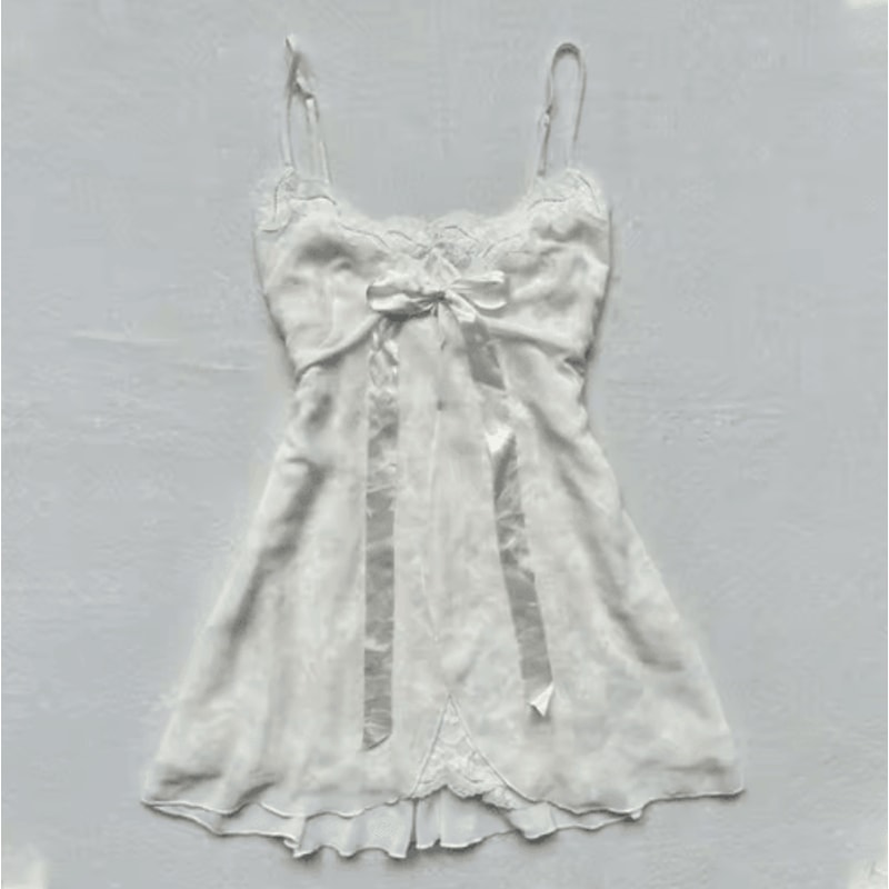 Y2K Backless Slim Sling Crop Tank Goth Punk Coquette Harajuku Top 3