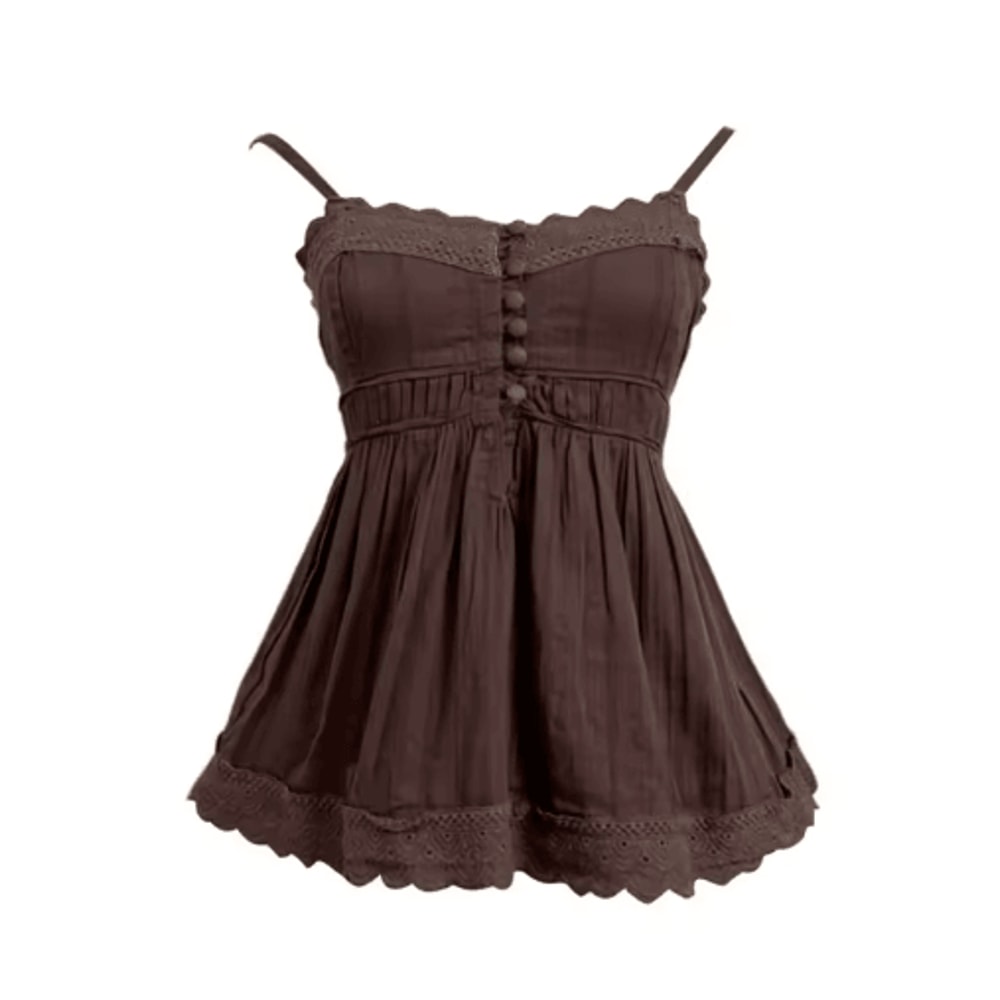 Y2K Backless Slim Sling Crop Tank Goth Punk Coquette Harajuku Top 13