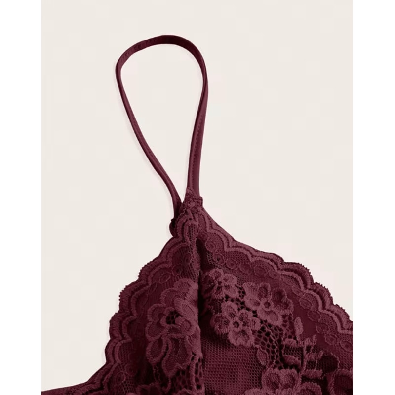 Y2K Contrast Lace Bow Crop Cami Ruched Backless Grunge Punk Top 5