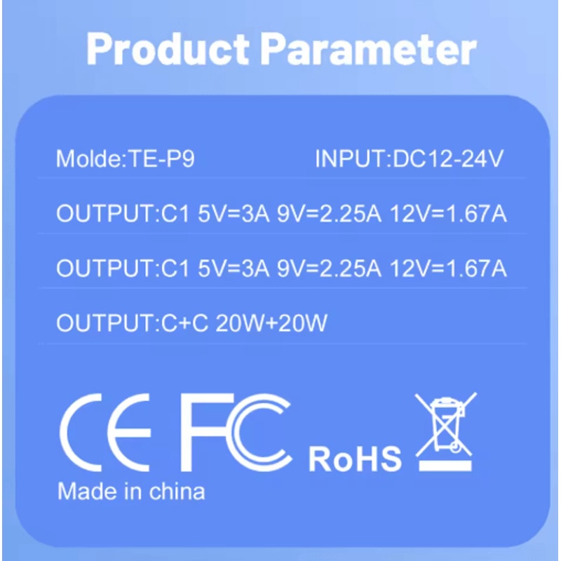 40W Dual PD USB C Car Charger Fast Charging Adapter For IPhone Samsung Xiaomi 3