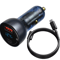 Baseus 65W PPS USB C PD Car Charger Dual Port Fast Charger For Laptop IPhone 1