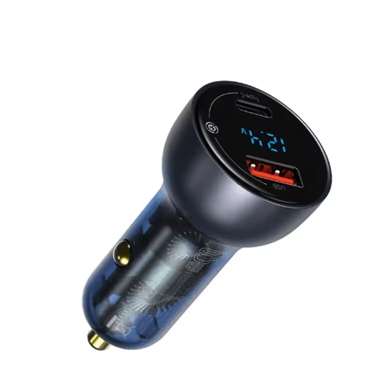 Baseus 65W PPS USB C PD Car Charger Dual Port Fast Charger For Laptop IPhone 3